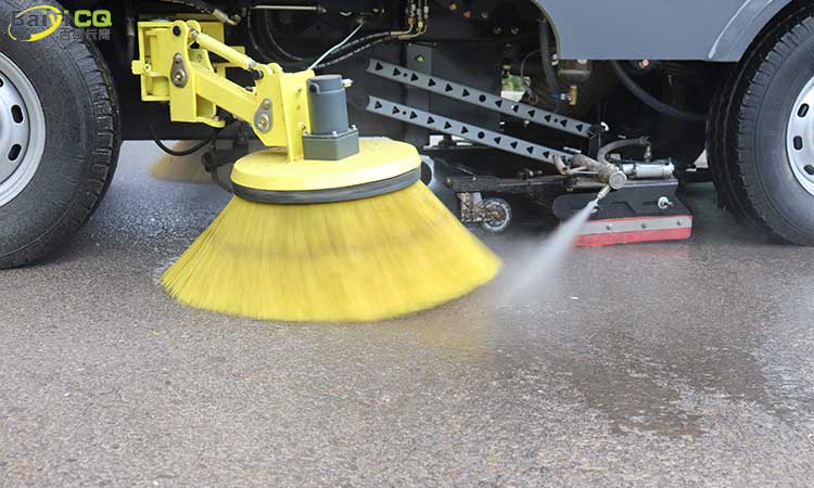 The Small Pure Electric Road Washing And Sweeping Vehicle BY-CS60