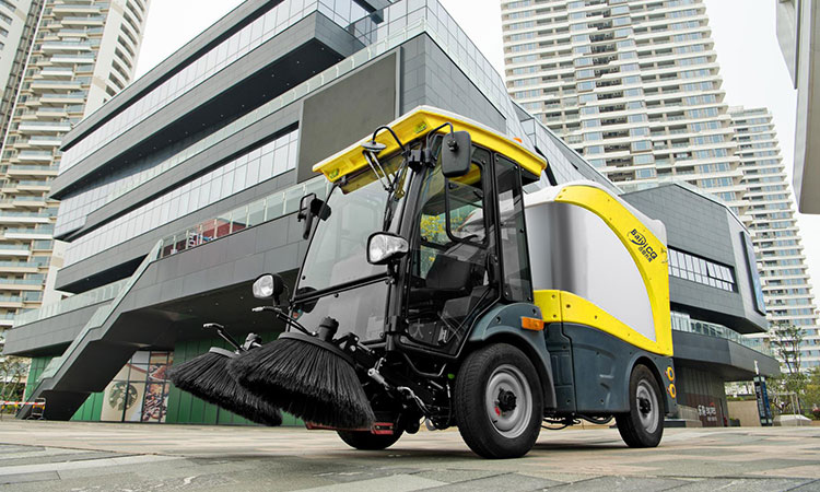 Small Electric Street Sweeper BY-S1800 Enters Tai'an