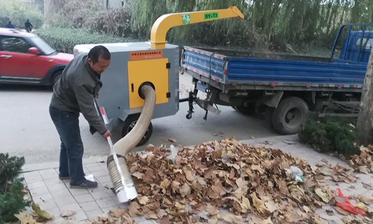 Vehicle-mounted Towed Leaf Collector Vacuum Baiyi-T3
