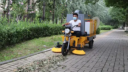 Small leaf collection tricycle
