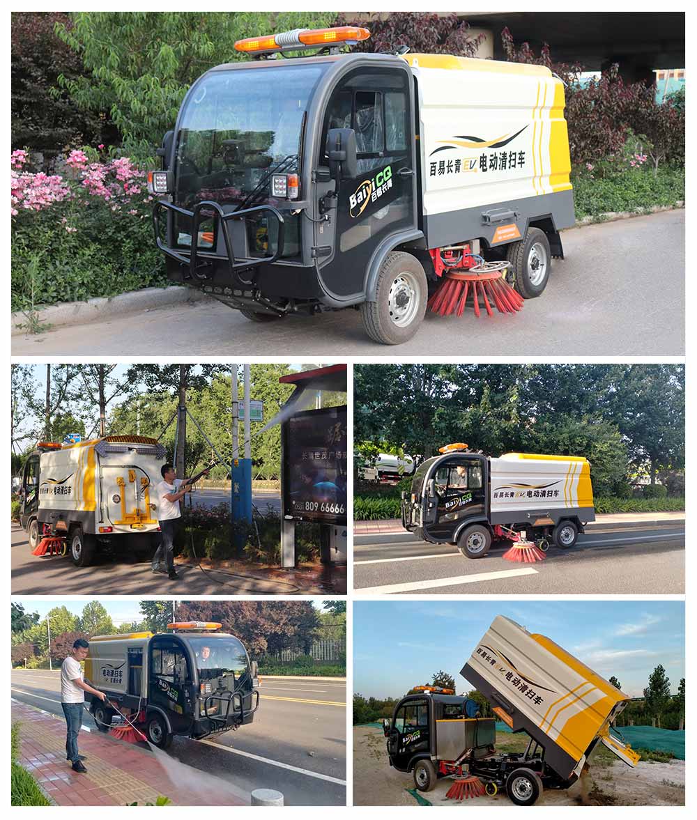 Scenic spot cleaning with electric sweeper benefits