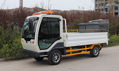 Electric Tail Lift Garbage Dustbin Transportation Vehicle