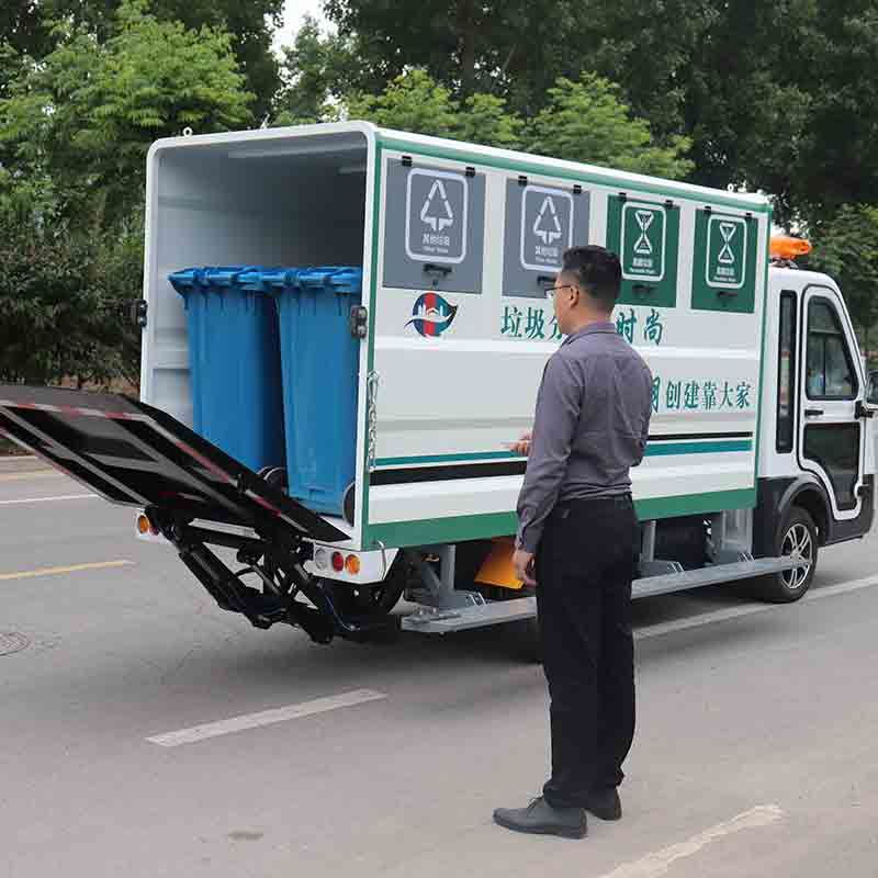 Closed Small Electric Refuse Transfer Vehicle Functional Features