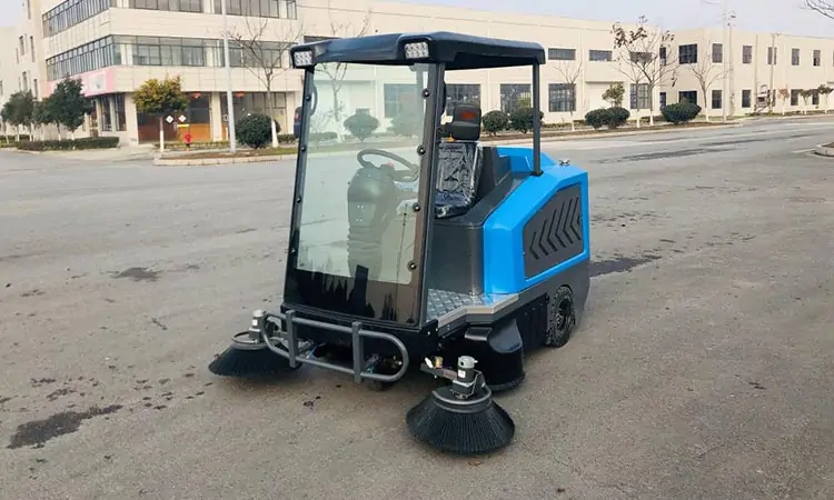 Electric Ride On Floor Sweeper Power Manufacturing Factories