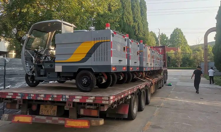 Street Washing Truck Customized Appearance Is Ready For Delivery