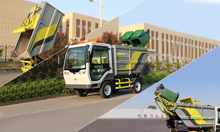 Battery Operated Small Refuse Trucks 