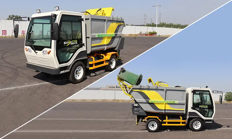 Mini Electric Compactor Garbage Truck Factory Direct Sale