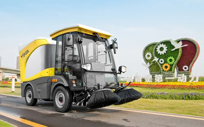 Four-wheel Fully Enclosed Electric Street Cleaning Machines