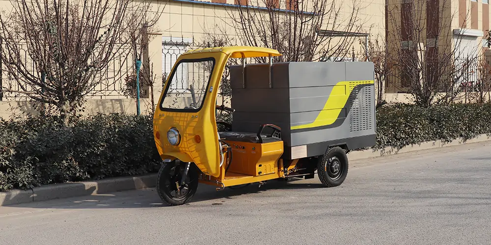 Pure Electric Street Washing Vehicles Noise Less Cleaning More Efficient