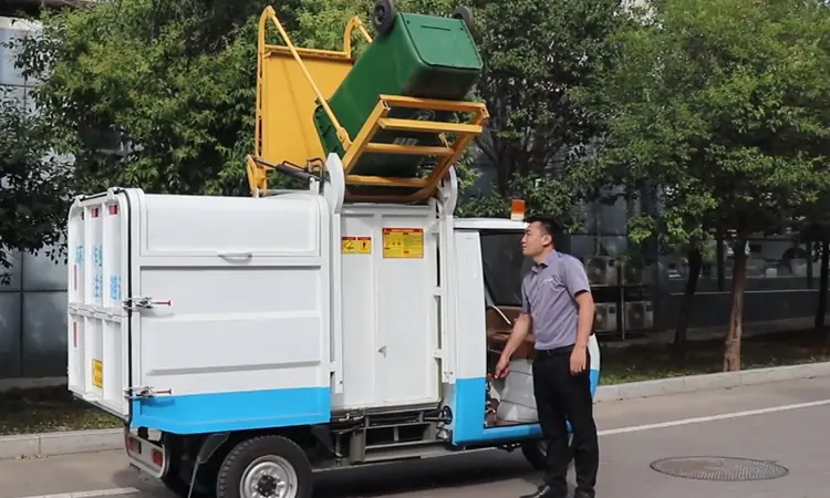 3 Wheel Electric Tricycle For Garbage Collection Trucks