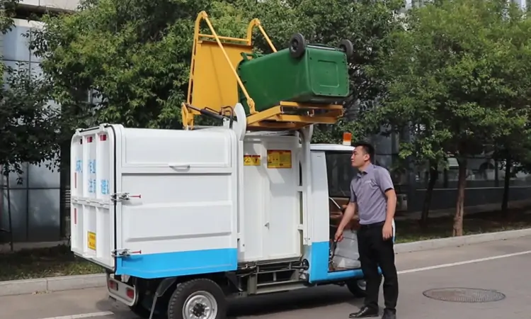How To Operate The 3 Wheel Electric Tricycle For Garbage Collection Trucks