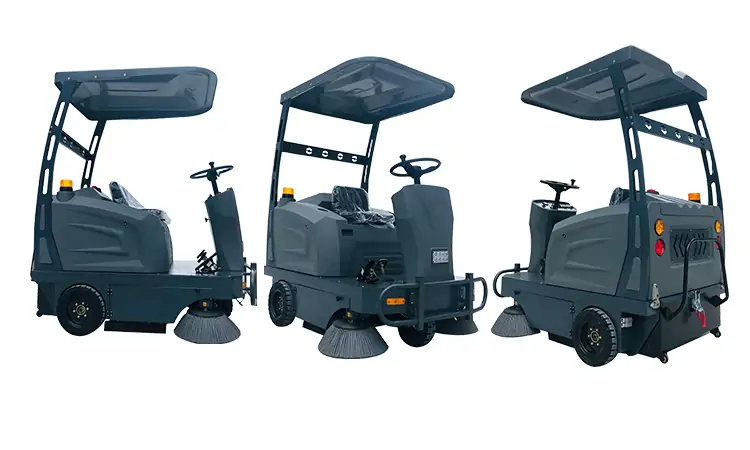 Use Steps Of Electric Ride-on Sweeper