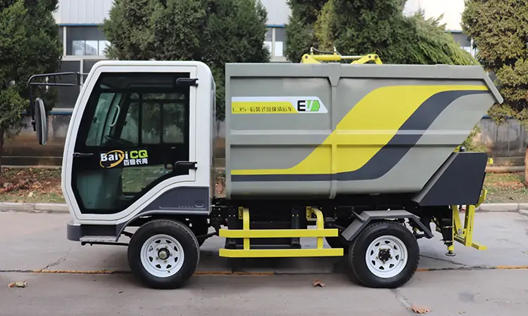 Electric Garbage Pickup Truck Transport of All Types of Garbage
