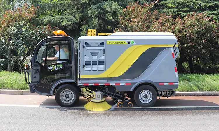  Electric Street Sweeper More Energy Efficient