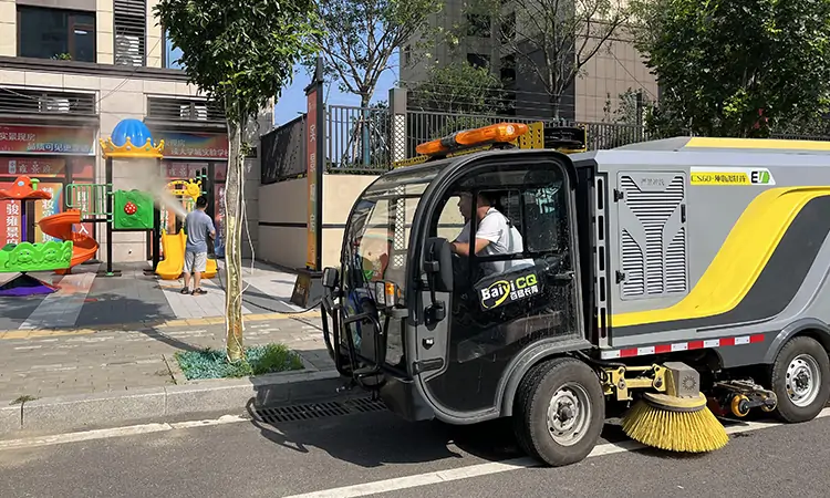 Performance Advantage of Electric Road Sweeper