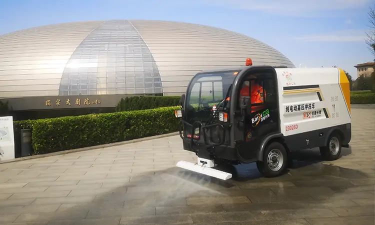  Pure Electric Road Washing Truck 