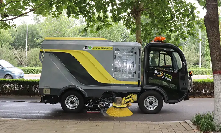 How is the Performance of Electric Drive Sweeper in Municipal Sanitation