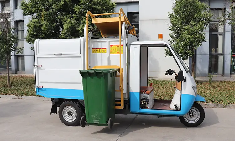 Three-wheel Electric Garbage Truck