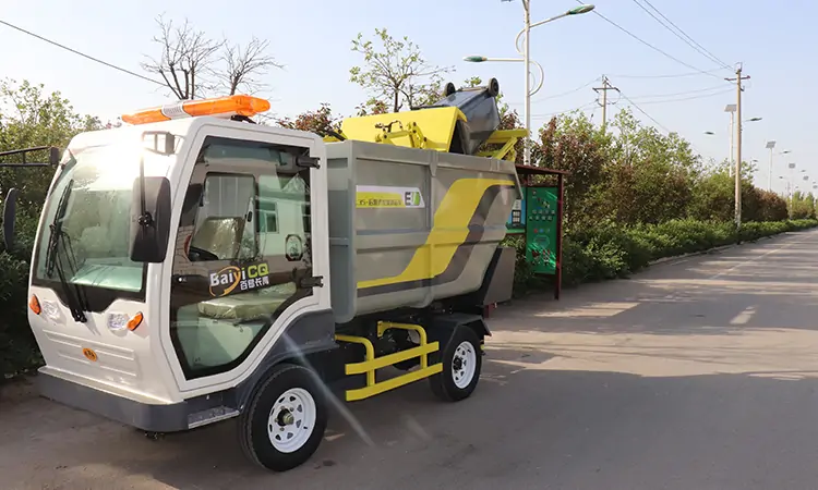 Small Electric Garbage Truck Manufacturers Direct Sales