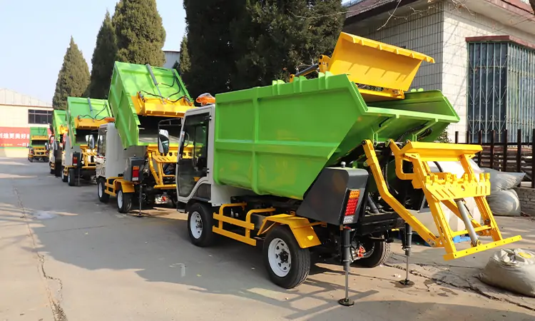 Advantages of Small Electric Garbage Trucks with a Range of 100 Kilometers