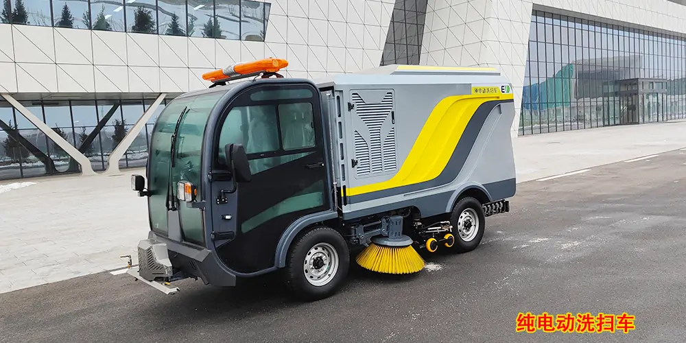 Electric Road Sweeper Entered Yili Factory