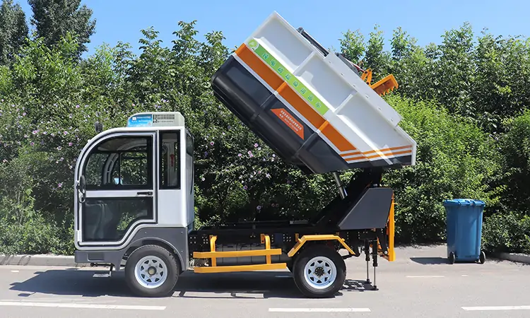What company makes electric small refuse truck?