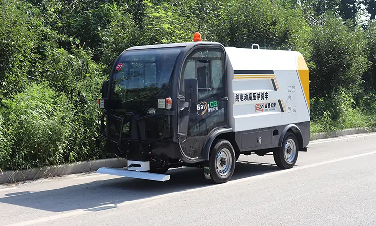 Can Be Customized Electric Four-wheel High-pressure Cleaning Vehicle