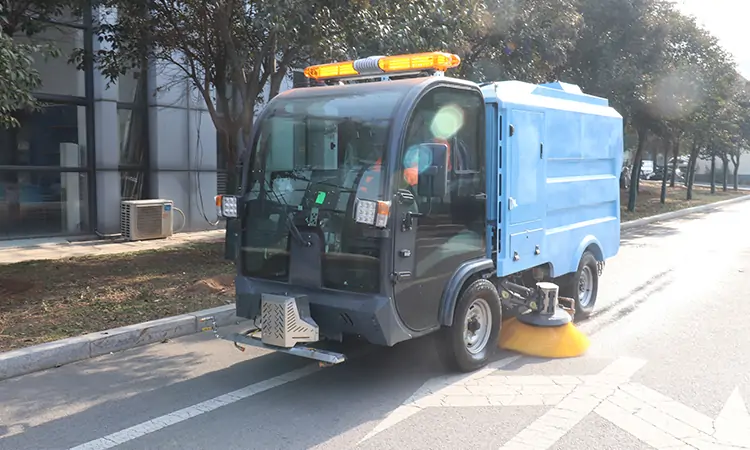 Why is electric street sweeping important for municipalities?