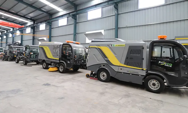 Compact Electric Road Sweeper Machine Price