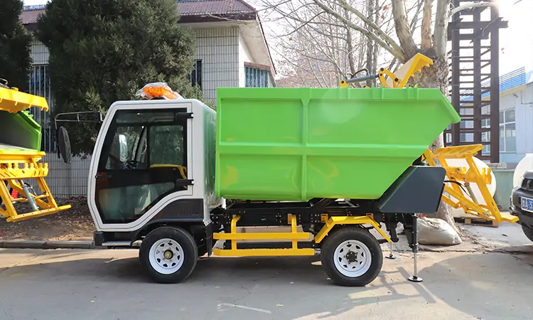 Small Electric Garbage Truck Tire Burst Prevention Method