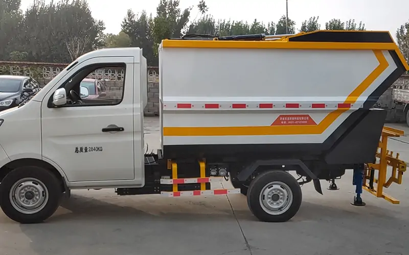 Self-loading & Dumping Garbage TruckBY-L2700Working Mode