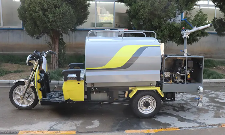 Efficient and Versatile Electric Tricycle Water Sprayer