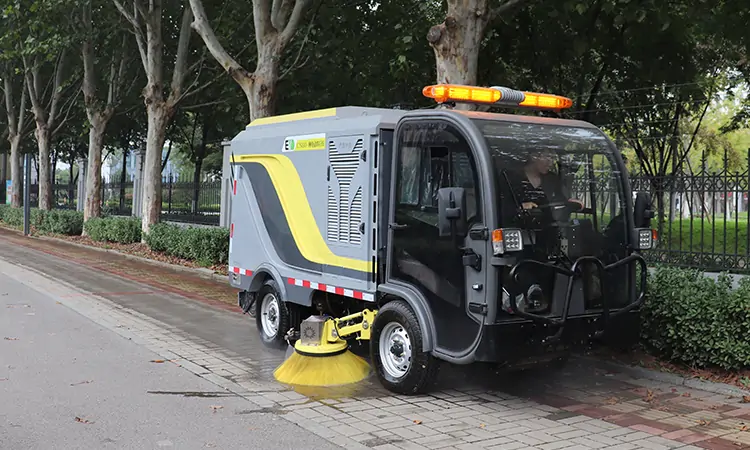 Revolutionizing Urban Sanitation with Electric Road Sweepers