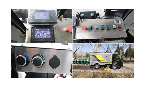Electric road washer and sweeping vehicleBY-CS60Vehicle configuration