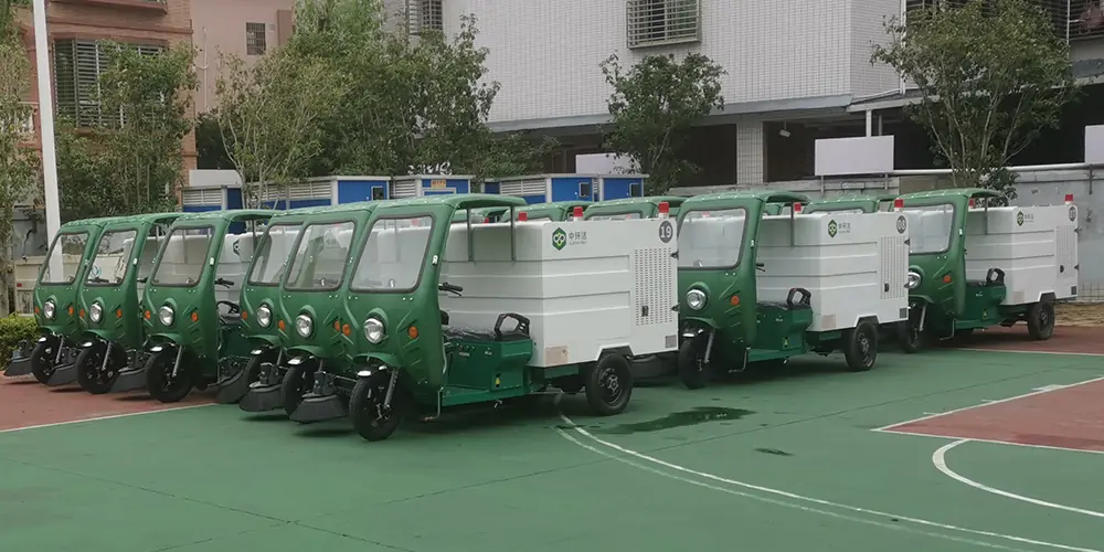 Electric Street Washer Vehicles Are Purchased on a Large Scale