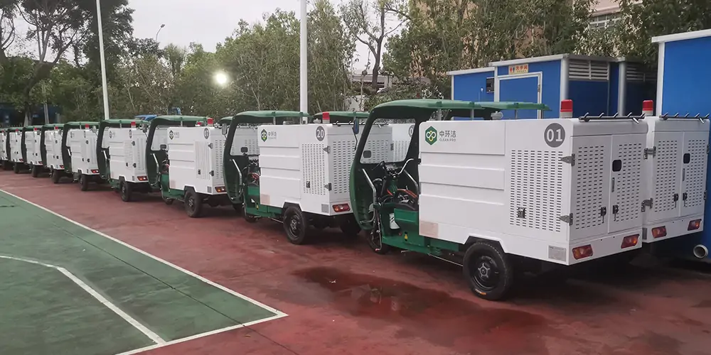 Electric Street Washer Vehicles Are Purchased on a Large Scale