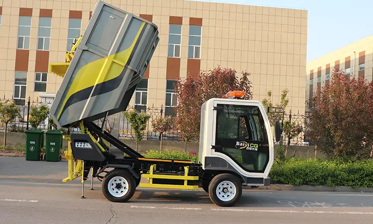 Four Wheel Electric Garbage Truck Advantages