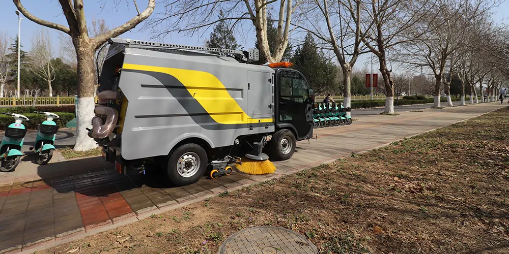 Pure Electric Road Sweeper Vehicle for Urban Sanitation Cleaning