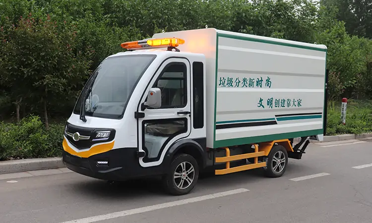 Four-category Electric Garbage Vehicle: A Green Tool for Urban Waste