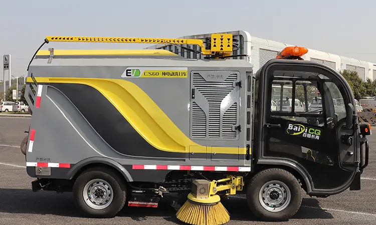 Using Road Electric  Sweeper Vehicles for Industrial Park Cleaning
