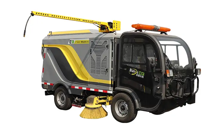 Using Road Electric Sweeper Vehicles for Industrial Park Cleaning