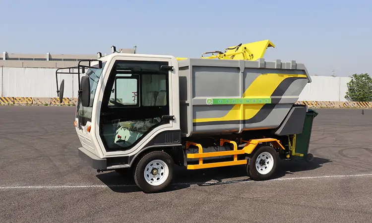 Small Electric Garbage Truck,Small Rear-loading Garbage Truck,Small Trash Vehicle