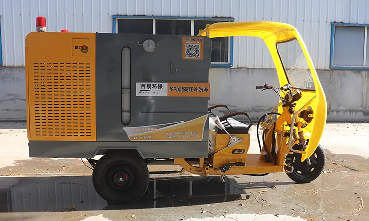 Three-wheeled High-pressure Cleaning Car: A Multi-functional Application Scenario