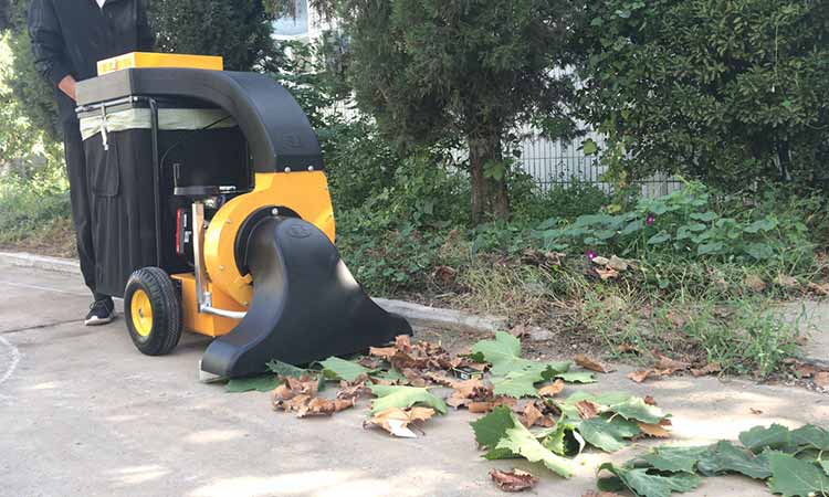 Gasoline-Powered Leaf Collector Machine
