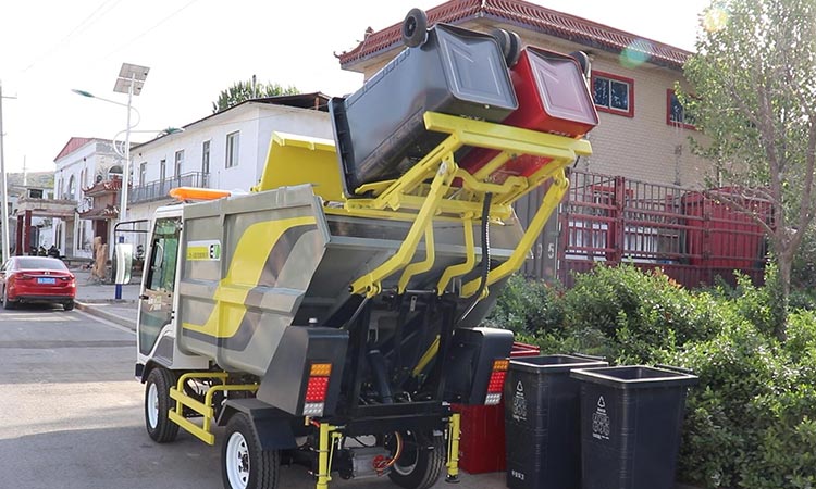 The Benefits of Self-dumping Garbage Trucks for Community Cleaning