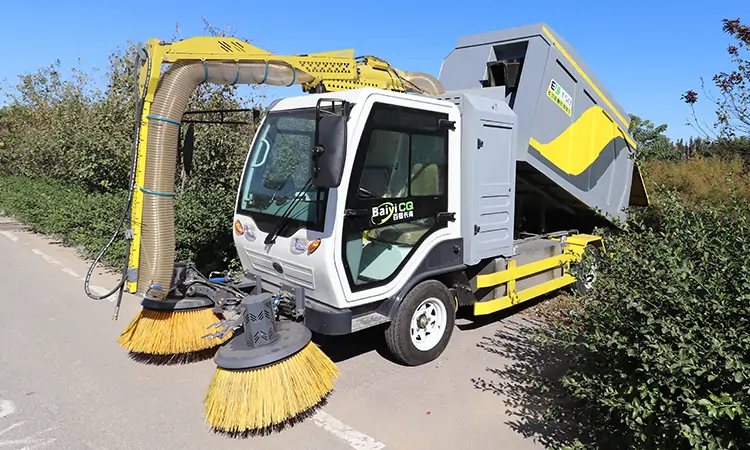 Leaf collection truck, leaf collection vehicle, Electric Leaf Collection Vehicle