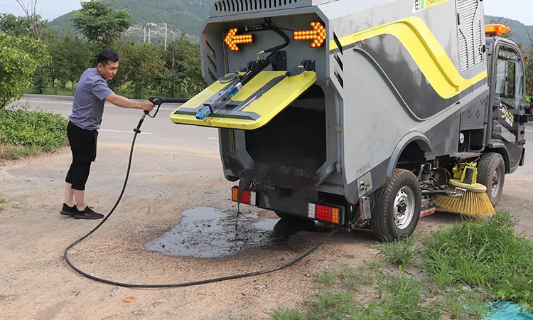 Clean & Green: The Electric Road Sweeper Vehicle