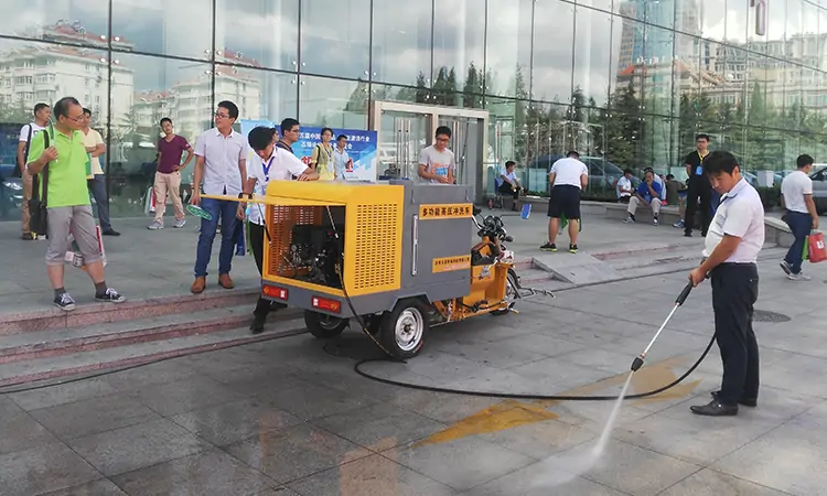 Efficient Urban Sanitation: High-Pressure Street Washing Vehicles