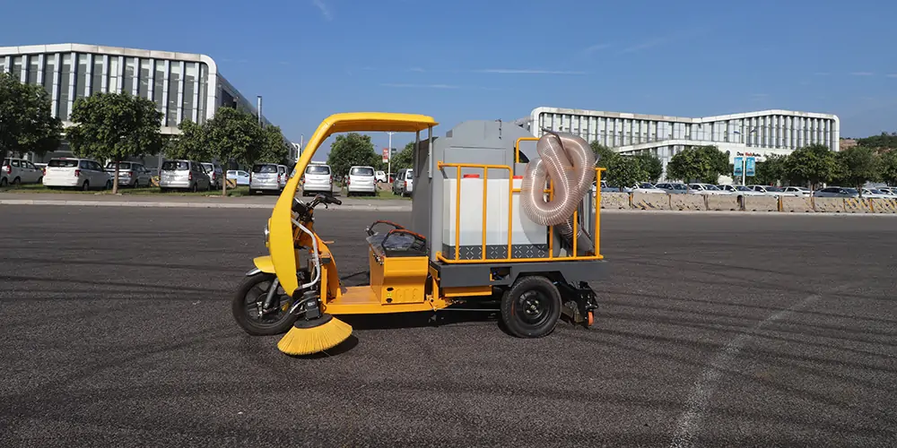 Three-Wheeled Leaf Collection Vehicle,Leaf collector machine
