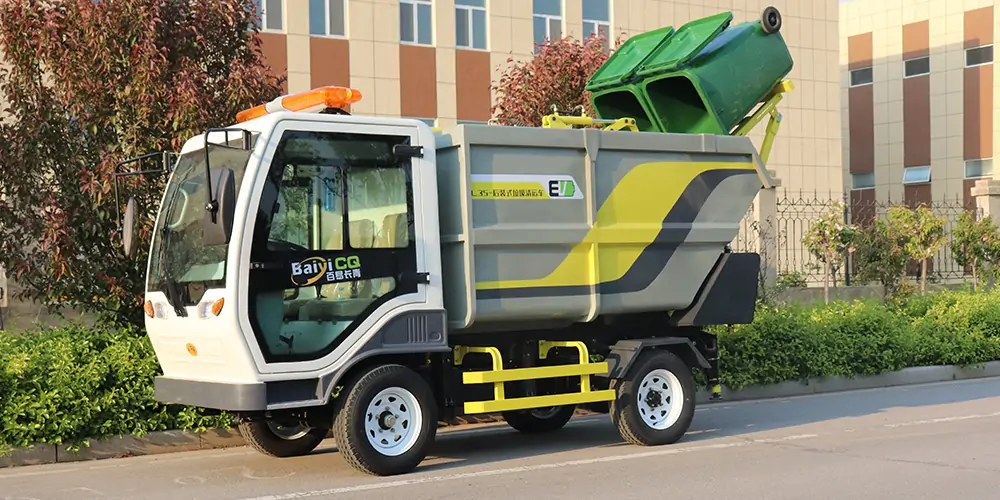 Electric Garbage Transfer Vehicle,Small Electric Garbage Trucks,Electric Rear-loading Garbage Truck ,Small Trash Truck